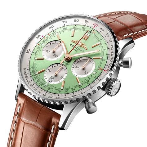 breitling mint dial|breitling navitimer mint green dial.